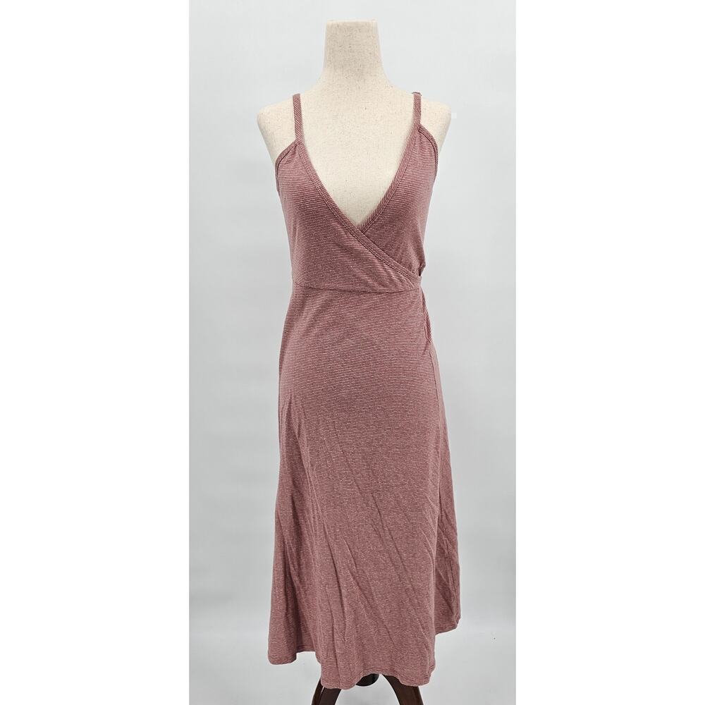 Patagonia Dusty Rose Wrap-Front Midi Dress